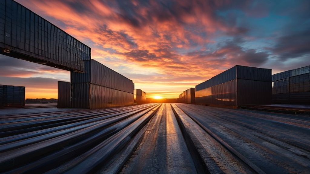 Global steel logistics export terminal